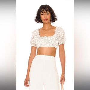 Emory Super Crop in Pink Floral - More To Come, XS